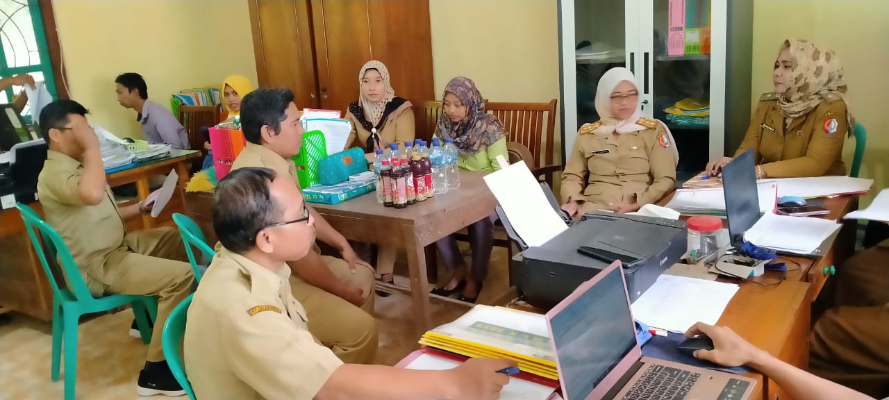 Kegiatan monev Pemerintah Kecamatan Sekar