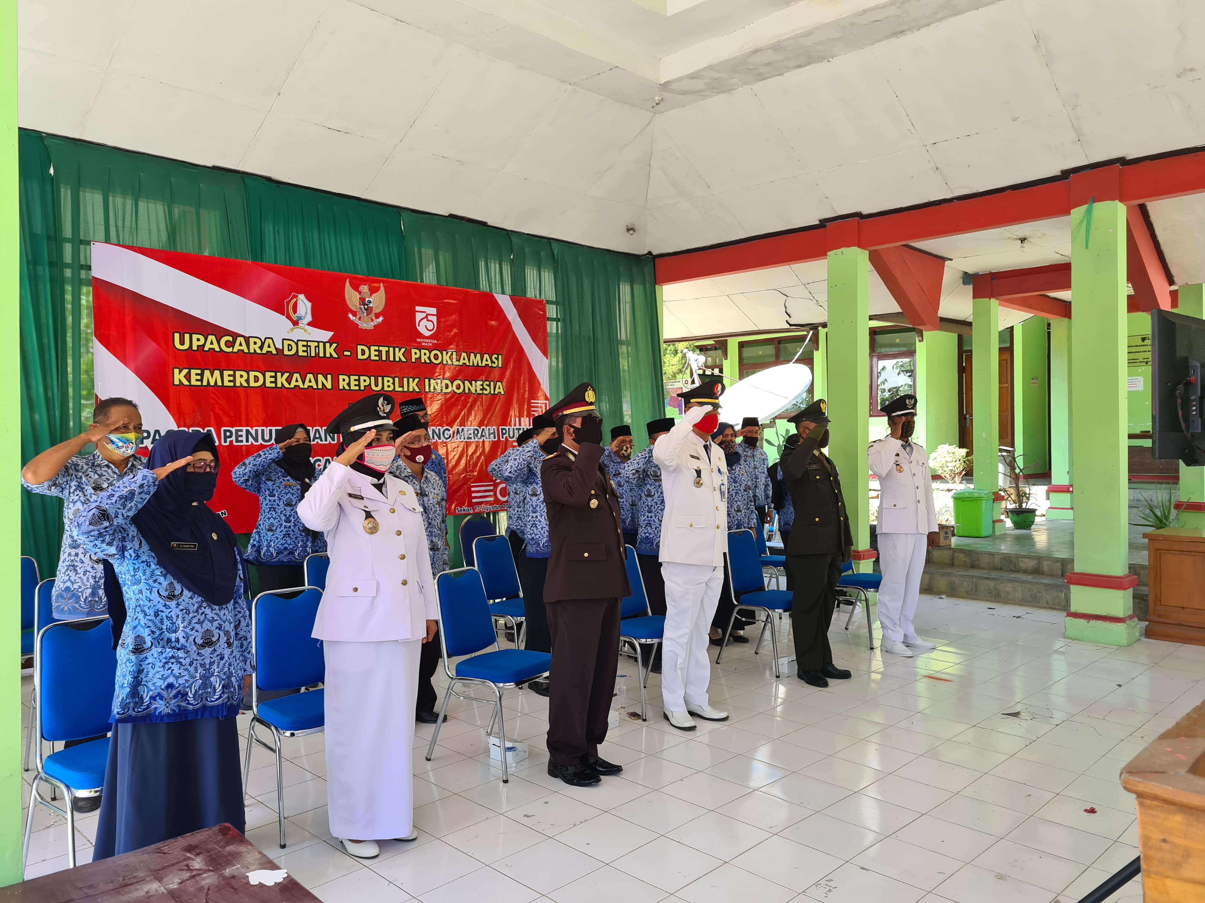 Upacara Virtual detik-detik Proklamasi Kemerdekaan Republik Indonesia