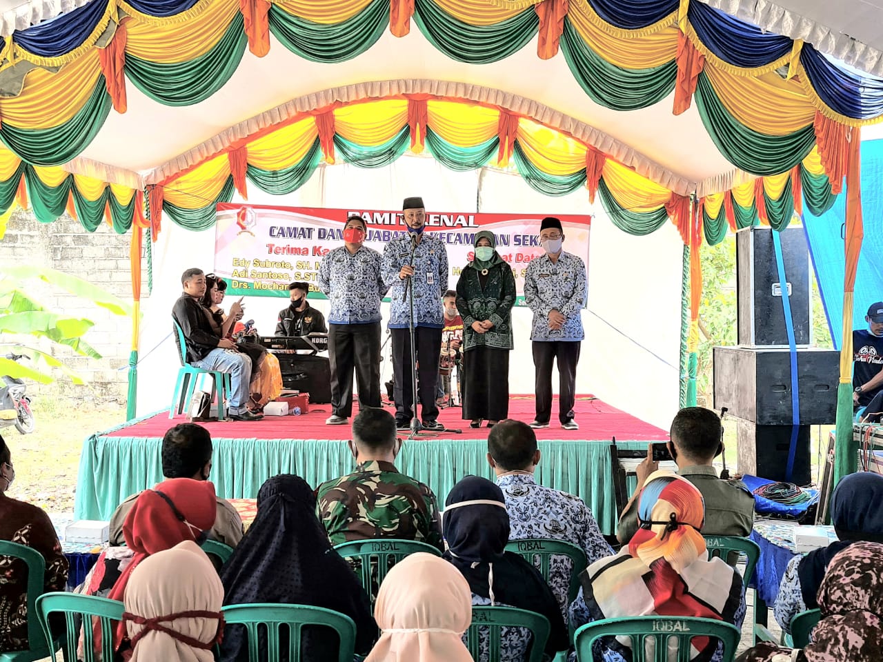 Pamit Kenal Camat dan Pejabat Kecamatan Sekar
