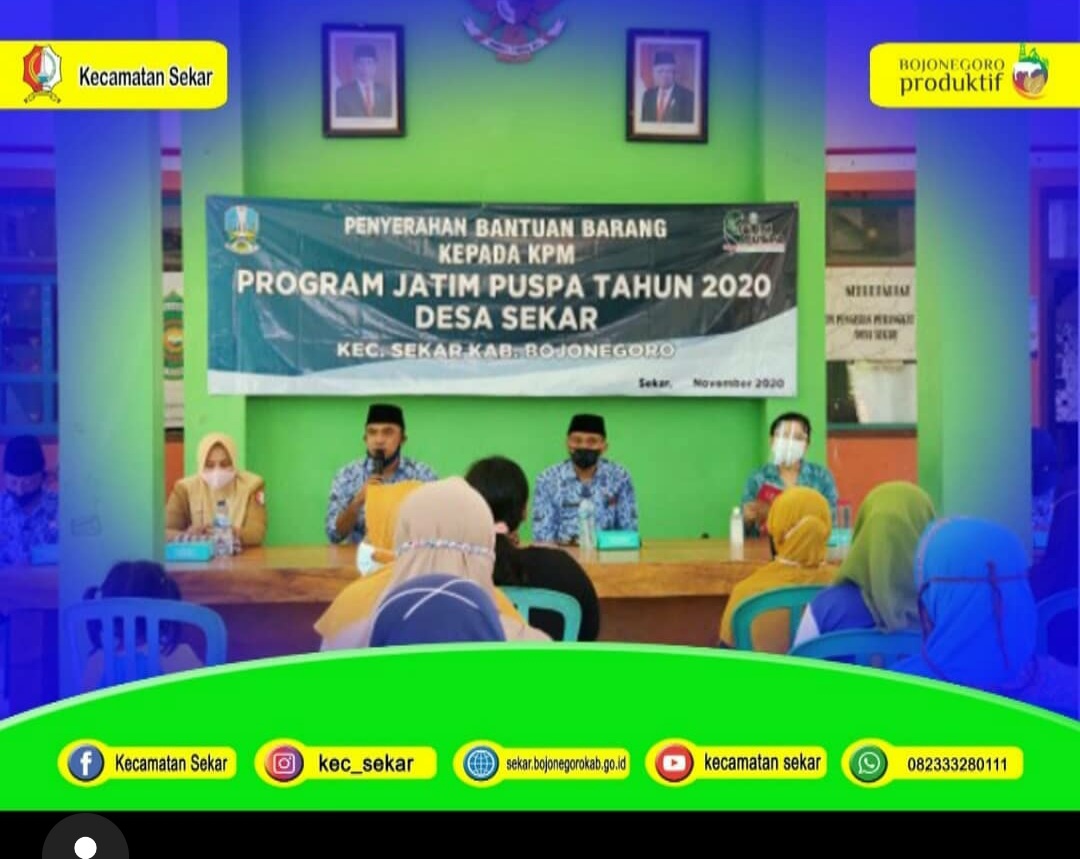 PENYERAHAN BANTUAN BARANG PROGRAM JATIM PUSPA