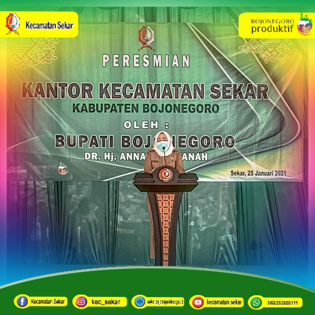 Peresmian Kantor Kecamatan Sekar
