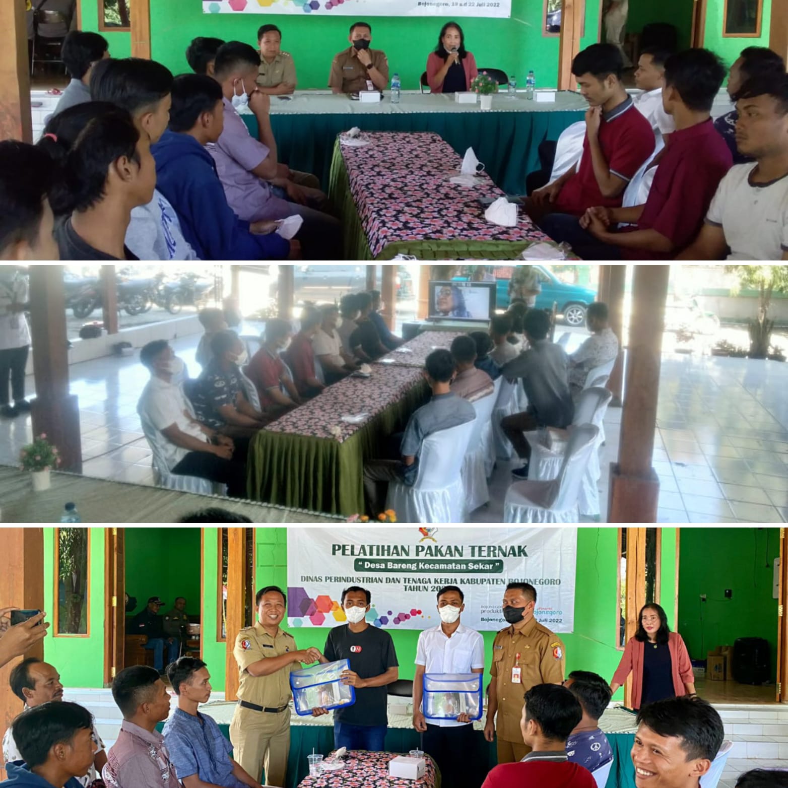 Tingkatkan Produksi Ternak, Pemkab Bojonegoro Gelar Pelatihan Pakan Ternak di Desa Bareng