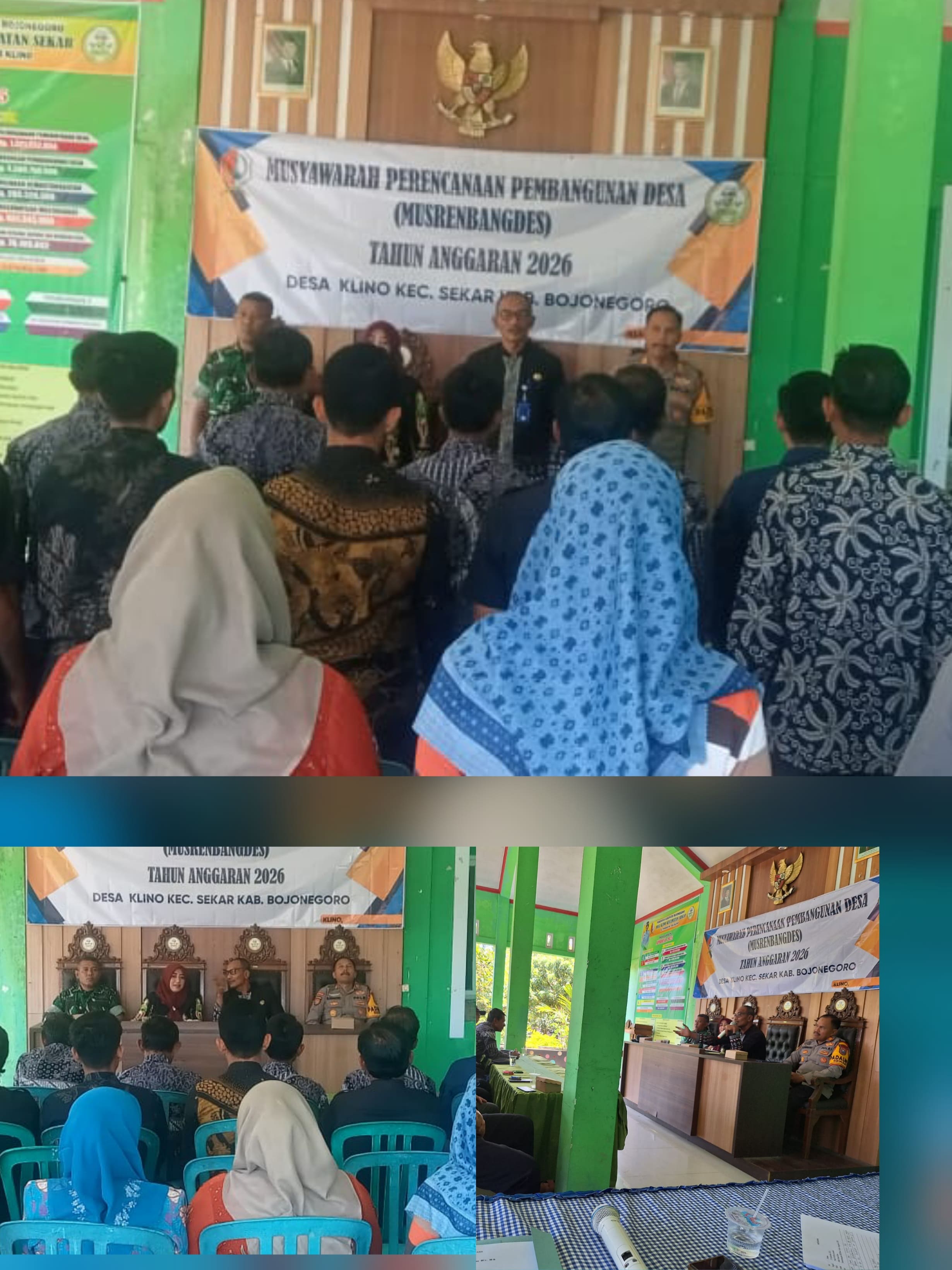 Kegiatan Musrenbangdes Tahun Anggaran 2026 tanggal 2 Oktober 2025 di Balai Desa Klino