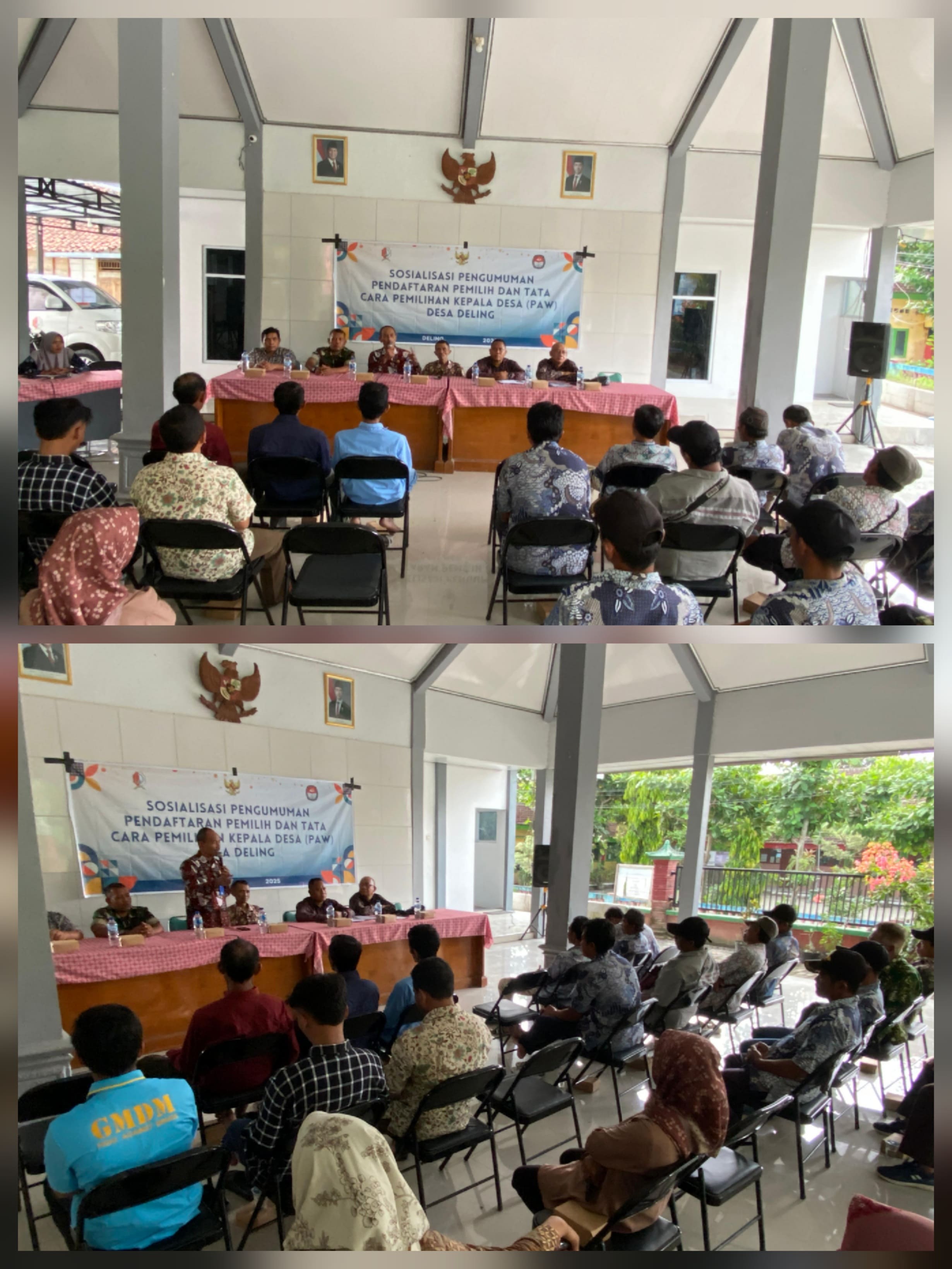 Sosialisasi Pengumuman Pemilih dan Tata Cara Pilkades PAW Desa Deling