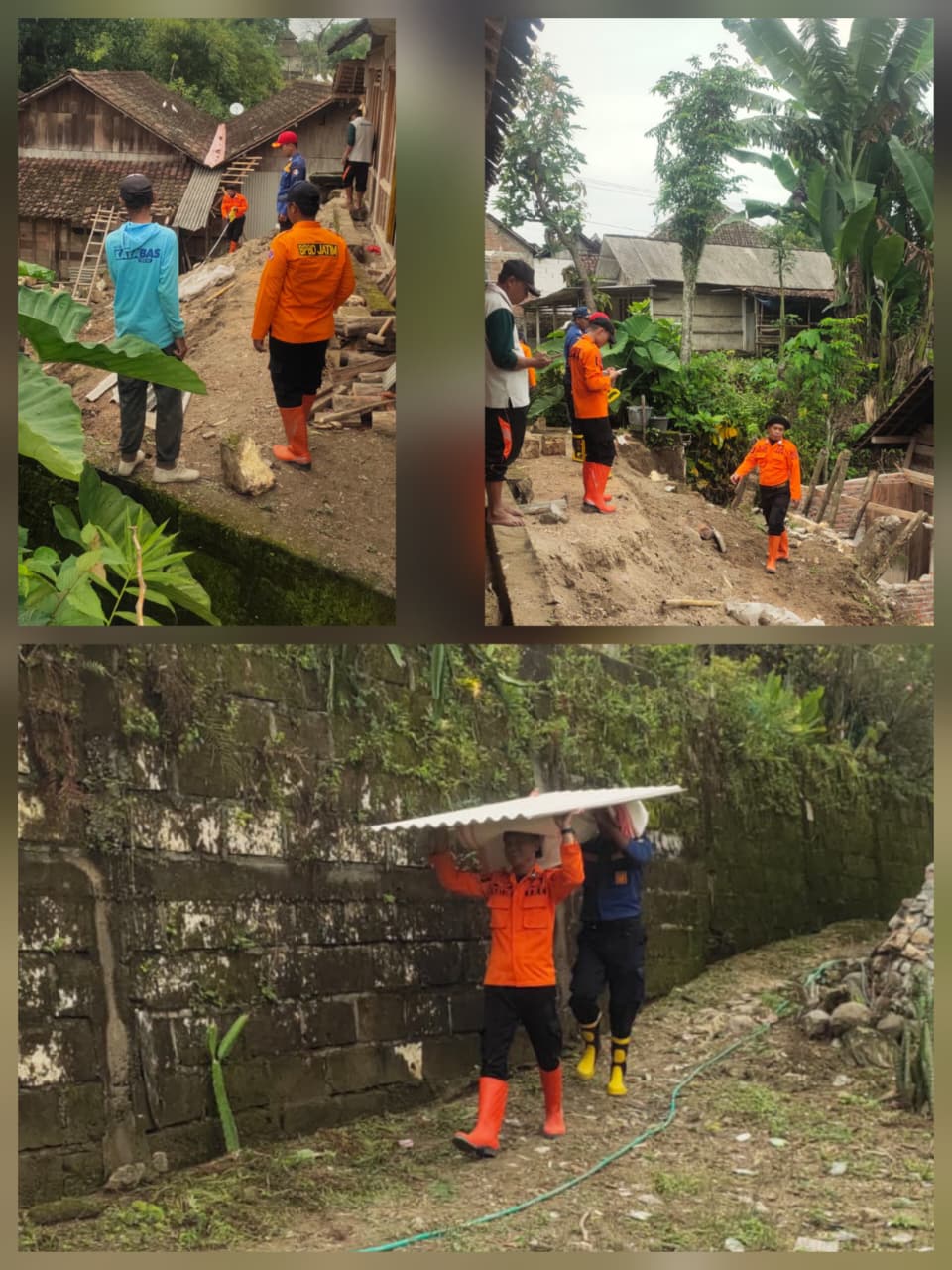 Penyerahan Santunan Bencana Tanah Longsor