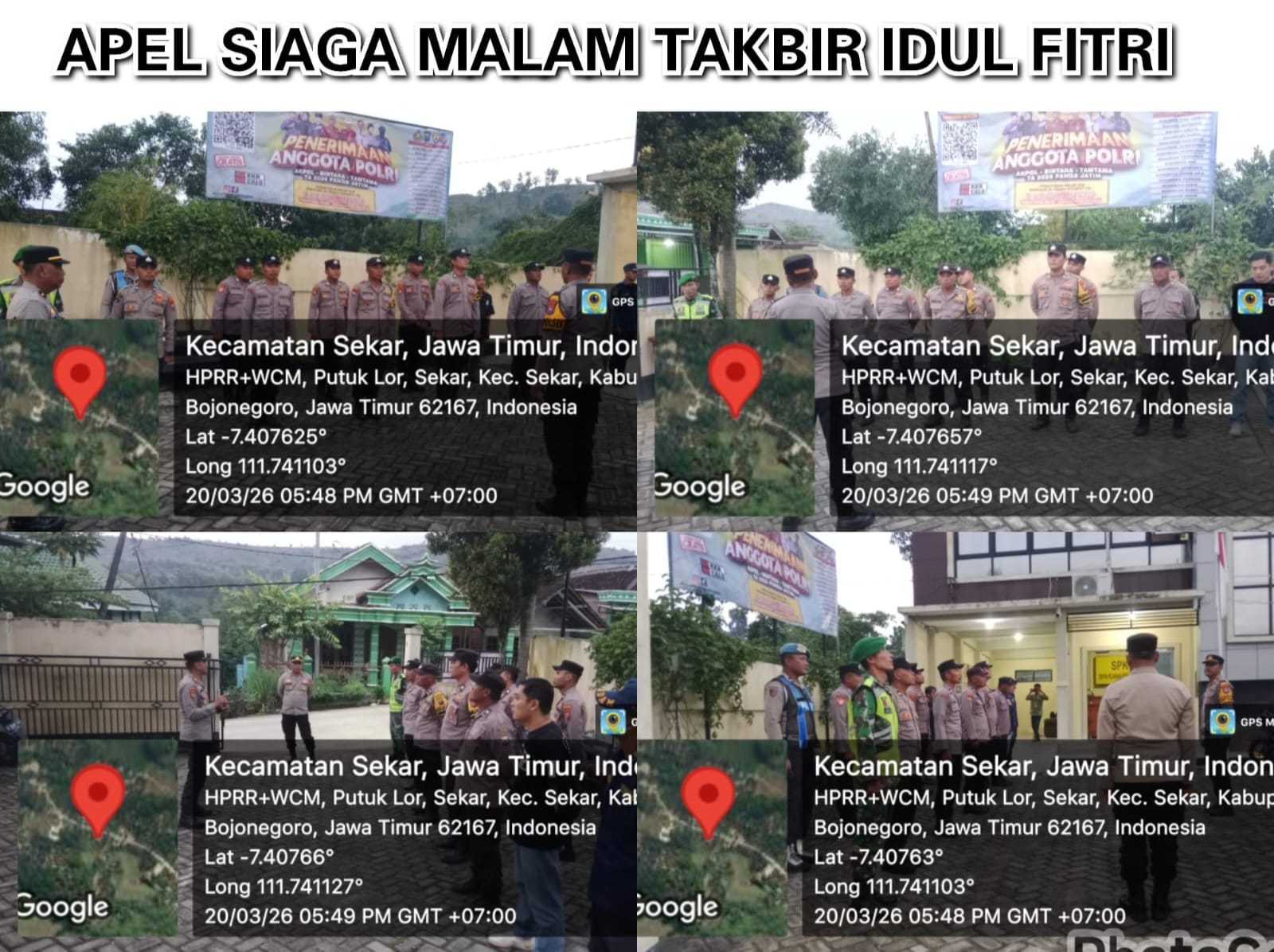 Apel Siaga Malam Hari Raya Idul Fitri