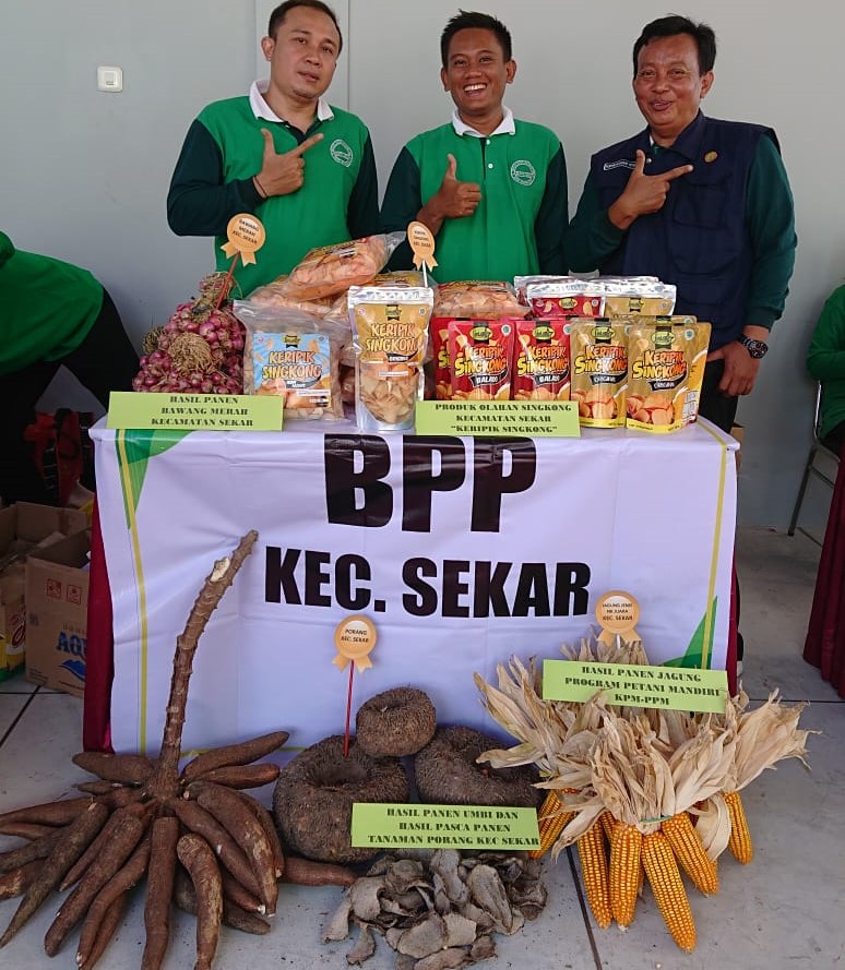 Balai Penyuluh Pertanian Kecamatan Sekar Promosikan Produk Pertanian Pada Event Fun Farmer's Day
